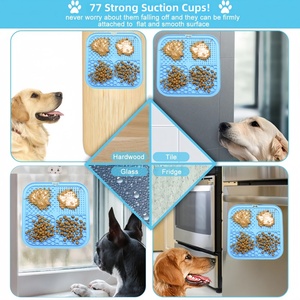 Silicone Anti-soffocamento cucciolo di <span class=keywords><strong>cane</strong></span> gatto Lick ciotola eco-friendly lento alimentazione Lick Mat facile da pulire per Pet Food - Product Image 4