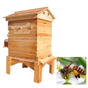 Hot <b>Sale</b> Automatic <b>Beehive</b> Wooden <b>Beehive</b> Box Pine Wood Plastic Frame <b>for</b> Beekeeping Farm Use Competitive Price - Product Image 3