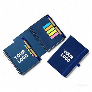 Custom PU Leather Notebook Logo Wholesale Promotional Business Gift A5/<b>A4</b>/A6 Personalized Printing - Product Image 1