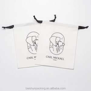 Recyclable 100% Cotton Twill <b>Bag</b> with Custom Logo New Design Organic White Cotton for Cosmetics and Gifts Watch - Product Image 1