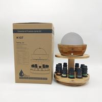 Diffuseur d'arômes pour voiture AromaNano en bambou USB avec contrôle par application, garantie 1 an, grande capacité