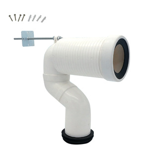 Tubo de Conversión para Inodoro de Pared Aojiele, Tubo Grande en Forma de Signo de Interrogación, Material PP, Fácil Instalación, Tubo de Drenaje para Piso - Product Image 5