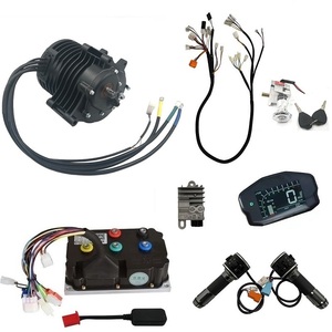 QSMOTOR 138-C 3000W High Torque Mid-Train Internal Gear With Fardrive <b>Controller</b> ND72490/72530 for E-Vehicle Motorcycle 138-C 30 - Product Image 1
