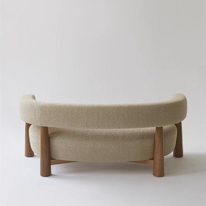 <span class=keywords><strong>Wisemax</strong></span> đồ nội thất mới nhất của chần vải sofa bằng gỗ chân lưỡi liềm hình tay vịn cho ăn uống biệt thự khách sạn Công viên hội thảo - Product Image 4