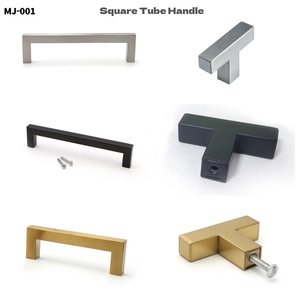 Hole Centers Satin Nickel Kitchen Cabinet <strong>Handles</strong> Solid Stainless Steel <strong>Drawer</strong> Pulls Furniture <strong>Handle</strong> - Product Image 4