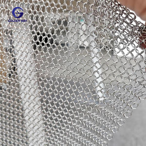 Chaîne décorative en aluminium, maille métallique, chaîne de mailles, ornements décoratifs, rideaux en chaîne dorée, maille de chaîne, couverture de lumière - Product Image 6