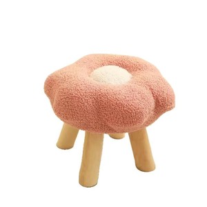 Tabouret <span class=keywords><strong>en</strong></span> <span class=keywords><strong>bois</strong></span> floral tendance pour la maison, <span class=keywords><strong>petit</strong></span> <span class=keywords><strong>banc</strong></span> mignon pour enfants, table basse de salon, <span class=keywords><strong>banc</strong></span> à chaussures amovible - Product Image 4