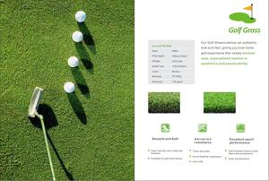 <span class=keywords><strong>Gazon</strong></span> artificiel doux et confortable, hauteur de poils de 10 mm, respectueux de l'environnement, installation facile, pour terrain de golf, sports de plein air, 1 cm - Product Image 5