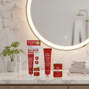 Conjunto de mascarilla facial funcional de buena calidad, máscara envolvente de colágeno rojo Lacto de 70ml (+ 30ml) - Product Image 2