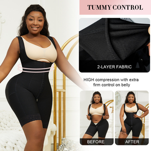 Bán buôn cơ thể Shaper giai đ<span class=keywords><strong>o</strong></span>ạn 2 nén BBL bài phẫu thuật fajas colombianas moldeadoras Para mujer Shapewear tráng cho phụ nữ - Product Image 2