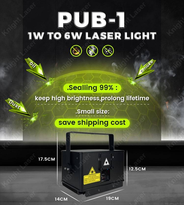 RGBミニパーティー・ナイトクラブ用レーザーバー、2KGS、1年保証