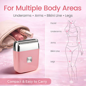 Rasoir bikini rechargeable sans fil PRITECH pour <span class=keywords><strong>femme</strong></span>, rasoir de poche lavable IPX6, mini rasoir électrique pour <span class=keywords><strong>femme</strong></span> avec plusieurs vitesses - Product Image 4