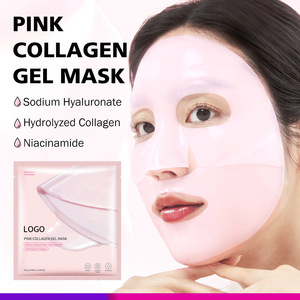 Mascarilla Facial de Gel de Colágeno Rosa 28g, Antienvejecimiento, Reafirmante y Blanqueadora - Product Image 1