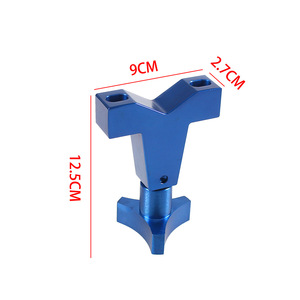 Aluminum Car Jack Mounting <b>Bracket</b> 9x2.7x12.5Cm For Mechanical Jacks Universal Fit - Product Image 1