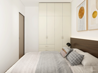 Armoire/Penderie de Chambre Moderne Classique Haut de Gamme Personnalisable en Bois Écologique avec Fonctionnalités de Refroidissement Extensibles pour Usage en Entrepôt