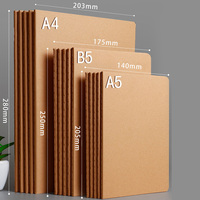 Großhandel A5 Kraft papier Zusammensetzung Notizbuch Büro Schul bedarf 36 Blatt B5 Zeitschriften Notizbuch für Schüler