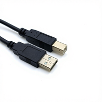 Câble d'imprimante USB 2.0 noir de haute qualité Comton 0.5m 1m 1.5m 1.8m 2m plaqué or type a mâle vers type B mâle câble USB 2.0