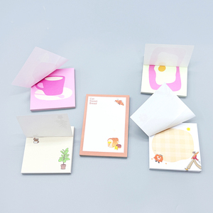 Huỳnh quang 4-mảnh ghi chú dính Memo Pads sóng Board Kraft bù đắp các tông hóa đơn adhesiva <span class=keywords><strong>nota</strong></span> cho nhắc nhở tin nhắn - Product Image 5