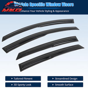 Pare-soleil en acrylique style Mugen pour Ford Fusion 13-18, protection contre la pluie et le vent, 4 pièces - Product Image 2