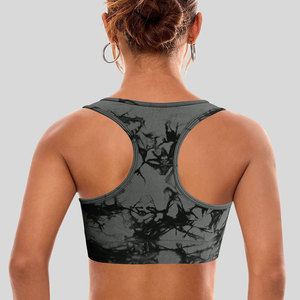 <span class=keywords><strong>Collo</strong></span> a U traspirante di alta qualità alta supporto Tie tye stampato senza soluzione di continuità antiurto Yoga sport <span class=keywords><strong>reggiseno</strong></span> per la donna sport Fitness - Product Image 4