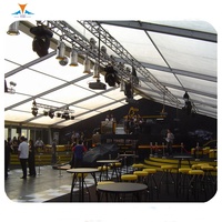 Tente de réception transparente Eashl Event Guangzhou en aluminium et PVC, 10m x 15m, pour mariages - Grande Vente
