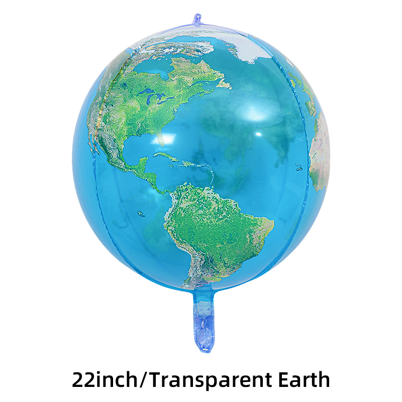 Terre Jupiter Bleue Transparente