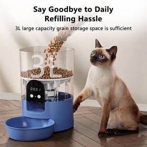 Comedero Automático Inteligente para Mascotas con Control por Aplicación WiFi, Dispensador de Comida de Plástico de 3L con Temporizador para Perros y Gatos - Product Image 2