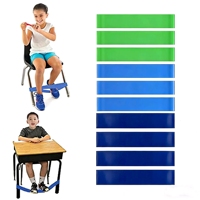 Chaise de bureau et de classe pour enfants atteints de TDAH avec sangles fixes, bande de résistance élastique, sangle de fitness