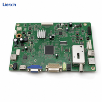 Carte de circuit électronique d'affichage Lierxin pour moniteur, applications OEM