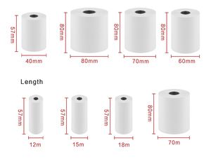 กระดาษม้วนสำหรับเครื่องพิมพ์ใบเสร็จแบบเทอร์มอล OEM ขนาด 80x60 มม. สำหรับเครื่องบันทึกเงินสด - Product Image 4
