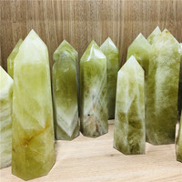ขนาดใหญ่คริสตัลธรรมชาติTowerซิทรินObelisk Towerสีเหลืองควอตซ์Feng ShuiคริสตัลWandสำหรับตกแต่ง