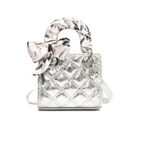 Bolso para niños de estilo coreano 2024 nueva moda chica monedero portátil niños princesa seda bufanda bolso de hombro - Product Image 6