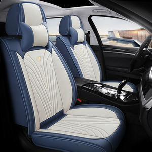 EKR Proveedor Mayorista en China, Fundas de Asiento de Coche Azules <span class=keywords><strong>Baratas</strong></span>, Fundas de Asiento Divertidas con Diseño de Cebra para 5 Plazas, Fundas de Asiento para SUV y Camionetas - Product Image 1