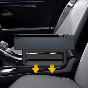 Car Storage Box Seat Gap Pocket Car Gap Filler With charging function