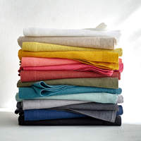 Nappe en lin nappe rectangulaire en lin naturel pour cuisine, élégante nappe faite à la main pour salle à manger cadeau de fête des mères
