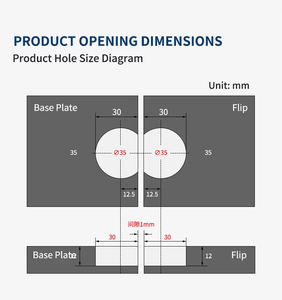 Charnière en alliage de zinc à 180 degrés, réglable, pour <span class=keywords><strong>table</strong></span> pliante, charnière dissimulée pour <span class=keywords><strong>table</strong></span> basculante, charnière ronde – Vente chaude - Product Image 4