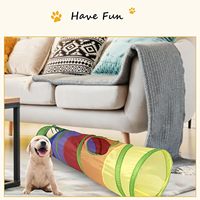 Tunnel pour chats d'intérieur Grand, Tubes et tunnels pour chats Tubes pour chats pliables en forme de interactif pour chat