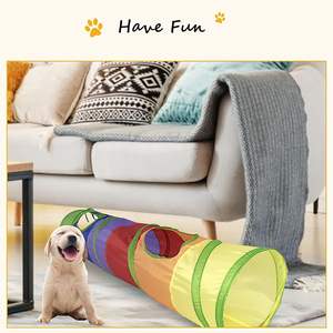 Kapalı kediler için kedi tüneli büyük, kedi tüpler ve tüneller katlanabilir s-şekil kedi tüpler interaktif kedi oyuncak kedi - Product Image 6