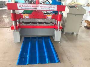 屋根板タイルラインカスタマイズ壁力表面メリットアルミニウム屋根シート製造機 - Product Image 5