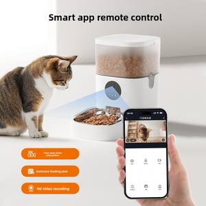Comedero Inteligente para Gatos Dudu, Dispensador Automático de Comida para Mascotas con Temporizador y Cantidad Controlada, 6L, con Alimentación Remota por WiFi, Desmontable - Product Image 3