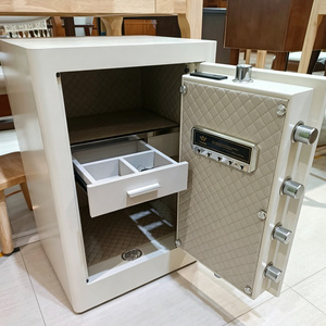 Caja Fuerte Grande con Huella Dactilar DH60, Gabinete de Seguridad Antirrobo de Acero con Cajón para el Hogar y la Oficina - Product Image 3