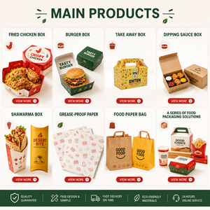 Caja de comida para llevar personalizada, caja para hamburguesas, bandeja para sándwiches, caja para donuts con su propio logotipo - Product Image 6