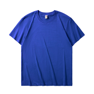เสื้อยืดคอกลมโอเวอร์ไซส์สั่งทำขายส่ง ผ้าคอตตอนหนา 180gsm เสื้อเปล่าสไตล์สตรีทแวร์ ยูนิเซ็กซ์ แบบเรียบ จำนวนมาก - Product Image 1
