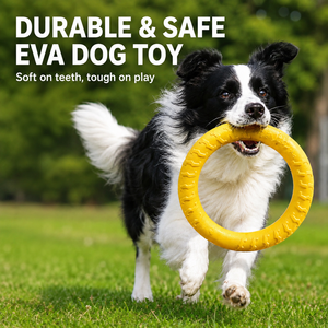 Disque volant <span class=keywords><strong>pour</strong></span> <span class=keywords><strong>chien</strong></span> en EVA écologique, interactif, flottant, avec anneau de traction, résistant aux morsures, jouet <span class=keywords><strong>d</strong></span>'entraînement <span class=keywords><strong>pour</strong></span> grandes races - Product Image 1