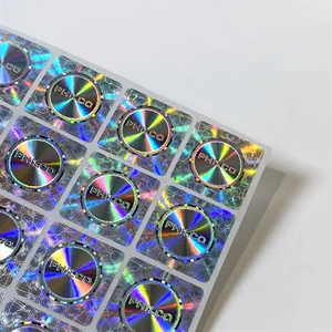 Etiquetas de Código de Barras Holográficas Anti-Falsificación, Ecológicas, Resistentes al Agua y Duraderas para Tazones, Cucharas y Vasos de Bebé - Product Image 1