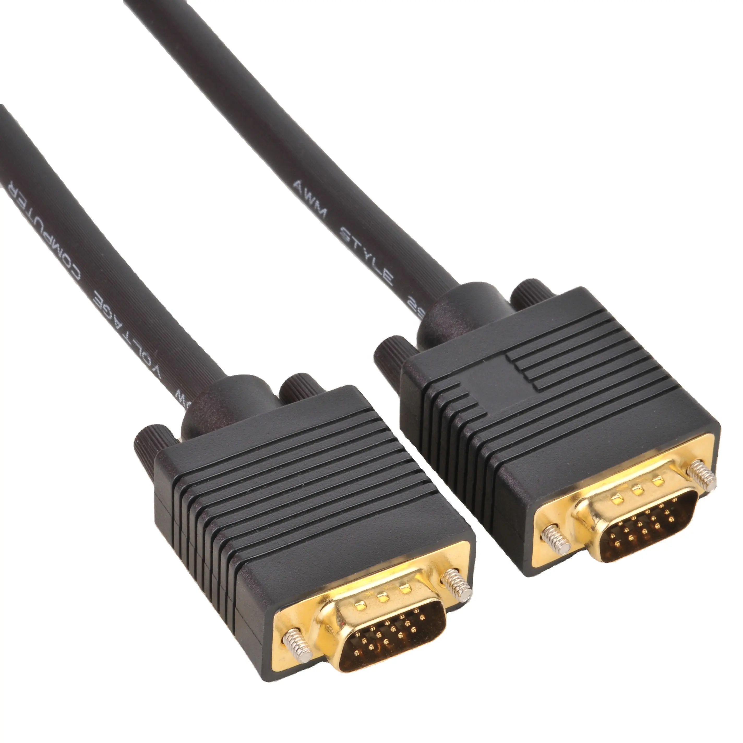 Cable Av chapado en oro de alta velocidad, 6,0mm, Hd, para ordenador, Tv, Audio VGA