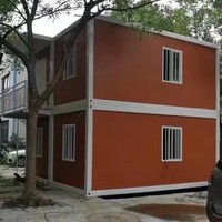 Casa Contenedor Móvil Ecológica, Ligera, Impermeable, Resistente al Fuego, Duradera, con Energía Solar, Prefabricada, Sala de Estar, Gimnasio