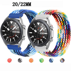 Correa suave elástica de nailon de lujo 22mm 20mm correas de <span class=keywords><strong>reloj</strong></span> para mujer para Samsung Watch 6 5 <span class=keywords><strong>Huawei</strong></span> Watch GT3 - Product Image 1