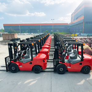 공장 직판 5톤 디젤 지게차 롤 클램프 장착 원통형 물품 취급용 휠 지게차 - Product Image 6