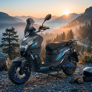 Scooter électrique de banlieue haut de gamme 72V pour adultes 2026 avec porte-bagages arrière et pare-brise avant - Product Image 3